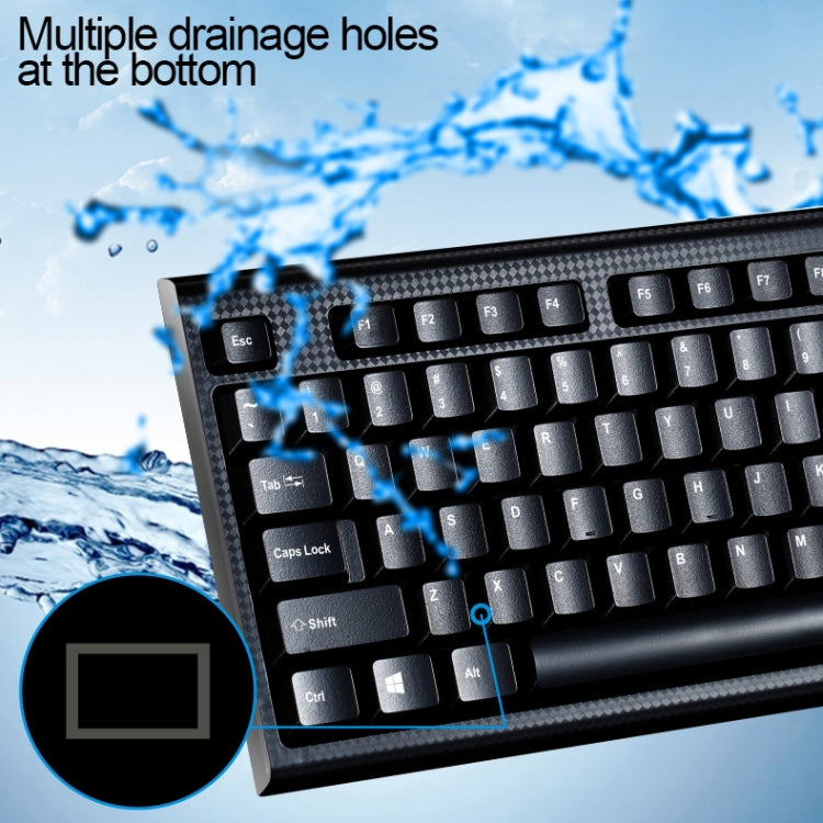 Chasing Leopard Q9 1600 DPI Professional Wired Grid Texture Gaming Office Keyboard + Optical Mouse Kit - HoMEdemic™ 