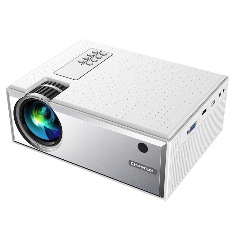 Cheerlux C8 1800 Lumens 1280x800 720P 1080P HD WiFi Sync Display Smart Projector, Support HDMI / USB / VGA / AV, C8 (WiFi), C8 WiFi - HoMEdemic™ 