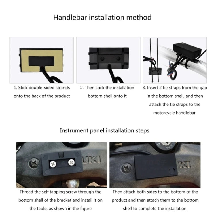 Compact LED Digital Display Time Voltmeter, Specification: 2 in 1 Temperature White - HoMEdemic™ 