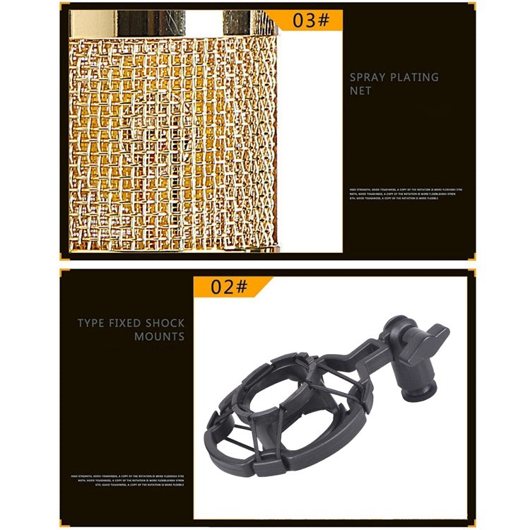 Compatible with PC / Mac for Live Broadcast Show, KTV, etc., BM800 Black, BM800 Pink, BM800 Blue, BM800 Red, BM800 White - HoMEdemic™ 