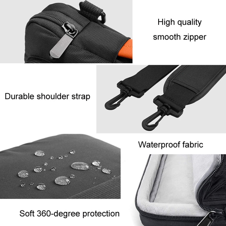 Computer Messenger Shoulder Bag Laptop Sleeve Bag, Size: 13.3-14 inch(Black) - HoMEdemic™ 