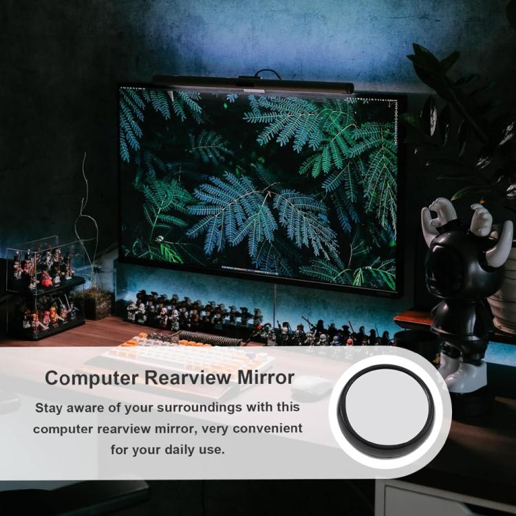 Computer Rearview Convex Glasses Rear View Mirror (Random Color Delivery), Random Color Delivery - HoMEdemic™ 