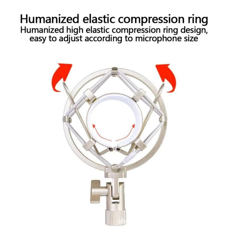Condenser Microphone 50mm Metal Shockproof Mount Holder, 50mm - HoMEdemic™ 