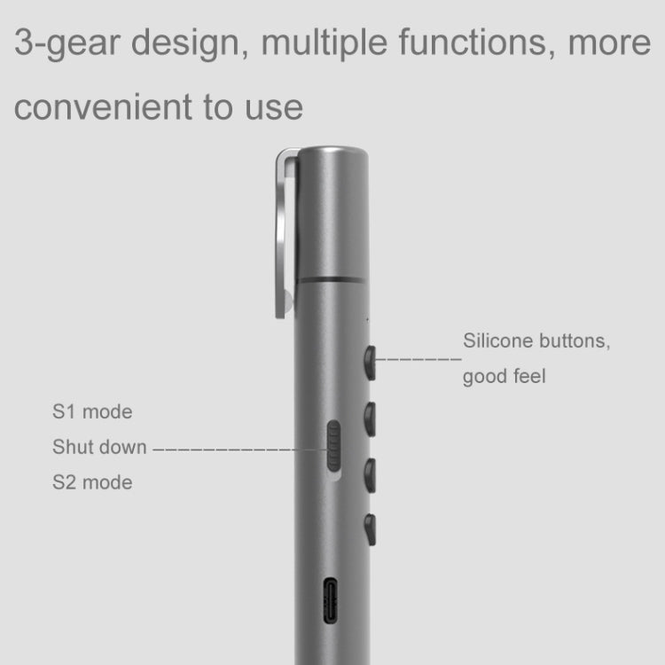 Conference Teaching Page Turning Pen Electronic Telescopic Pointer Laser Pointer PPT Wireless Presenter - HoMEdemic™ 