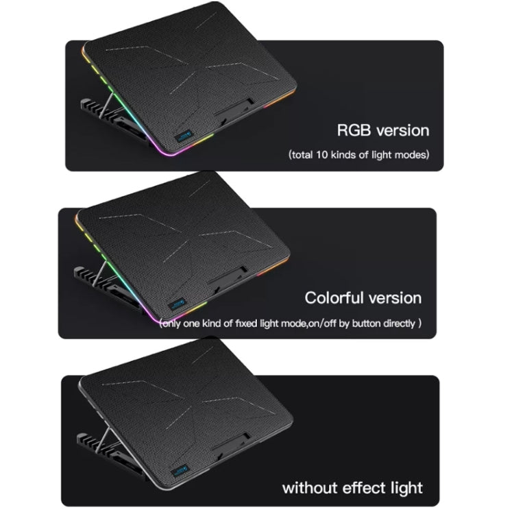 CoolCold F5  Laptop Radiator Bracket Office Desk Adjustable Laptop Cooler,Style: Fantasy Edition - HoMEdemic™ 