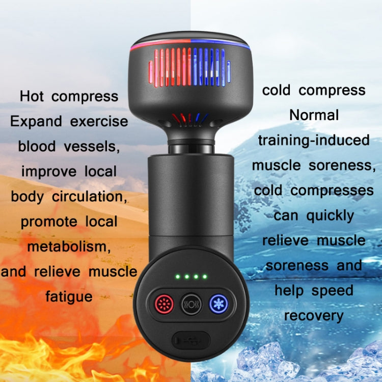Cooling Hot Compress Fascia Muscle Relaxation Brushless Massager(Grinding White) - HoMEdemic™ 