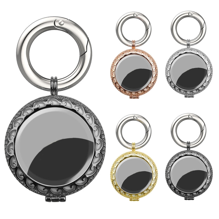 Copper Jewelry Style Shockproof Protective Cover Case with Keychain Hook Loop For AirTag 2nd Gen / AirTag 1st Gen(Black) - HoMEdemic™ 