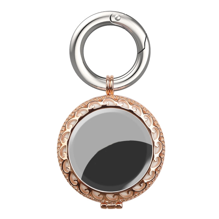 Copper Jewelry Style Shockproof Protective Cover Case with Keychain Hook Loop For AirTag 2nd Gen / AirTag 1st Gen(Rose Gold) - HoMEdemic™ 