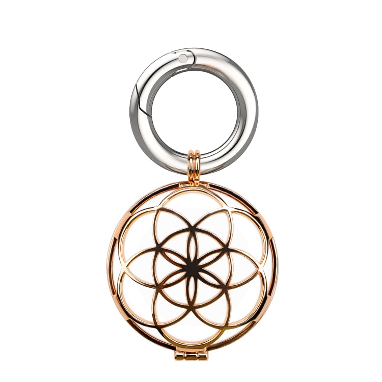 Copper Jewelry Style Shockproof Protective Cover Case with Keychain Hook Loop For AirTag 2nd Gen / AirTag 1st Gen(Rose Gold) - HoMEdemic™ 