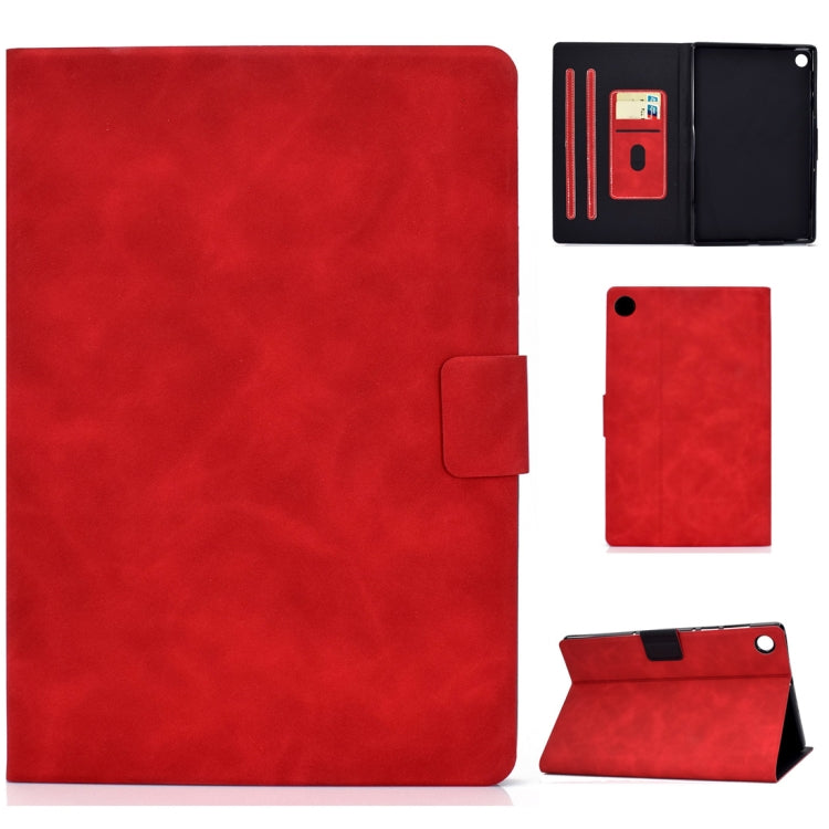 Cowhide Texture Horizontal Flip Leather Case with Holder & Card Slots & Sleep / Wake-up Function, For Huawei MatePad T8, For Huawei MediaPad T5, For Lenovo M10 Plus TB-X606F - HoMEdemic™ 