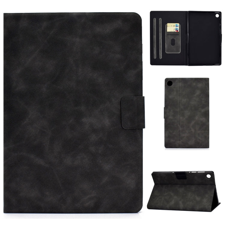 Cowhide Texture Horizontal Flip Leather Case with Holder & Card Slots & Sleep / Wake-up Function, For Huawei MatePad T8, For Huawei MediaPad T5, For Lenovo M10 Plus TB-X606F - HoMEdemic™ 