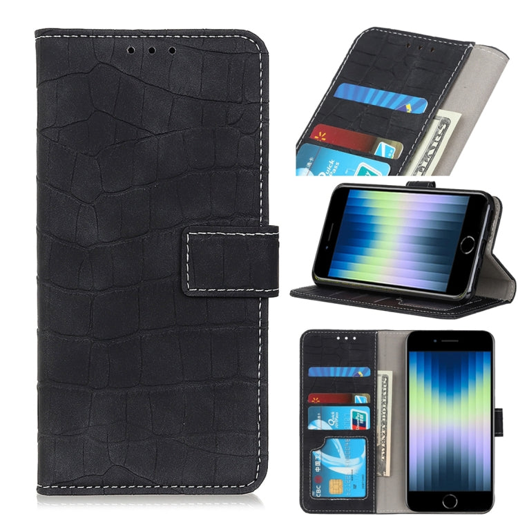 Crocodile Texture Horizontal Flip Leather Case with Holder & Card Slots & Wallet, For iPhone SE 2022 / SE 2020, For Galaxy A51 5G, For Galaxy A71 5G - HoMEdemic™ 