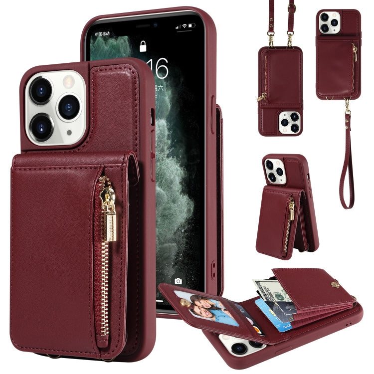 Crossbody Lanyard Zipper Wallet Leather Phone Case, For iPhone 11 Pro, For iPhone X / XS, For iPhone XR, For iPhone XS Max - HoMEdemic™ 