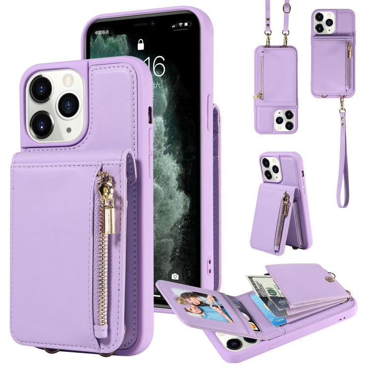 Crossbody Lanyard Zipper Wallet Leather Phone Case, For iPhone 11 Pro, For iPhone X / XS, For iPhone XR, For iPhone XS Max - HoMEdemic™ 
