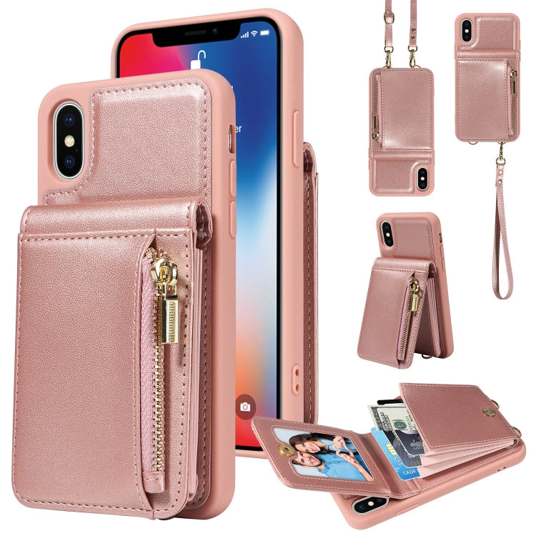 Crossbody Lanyard Zipper Wallet Leather Phone Case, For iPhone 11 Pro, For iPhone X / XS, For iPhone XR, For iPhone XS Max - HoMEdemic™ 