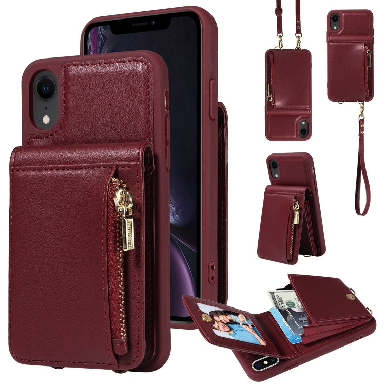 Crossbody Lanyard Zipper Wallet Leather Phone Case, For iPhone 11 Pro, For iPhone X / XS, For iPhone XR, For iPhone XS Max - HoMEdemic™ 