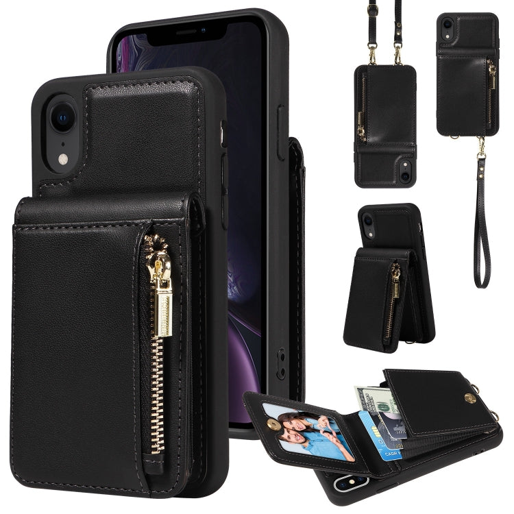 Crossbody Lanyard Zipper Wallet Leather Phone Case, For iPhone 11 Pro, For iPhone X / XS, For iPhone XR, For iPhone XS Max - HoMEdemic™ 
