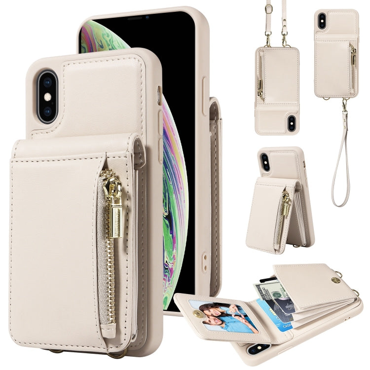 Crossbody Lanyard Zipper Wallet Leather Phone Case, For iPhone 11 Pro, For iPhone X / XS, For iPhone XR, For iPhone XS Max - HoMEdemic™ 