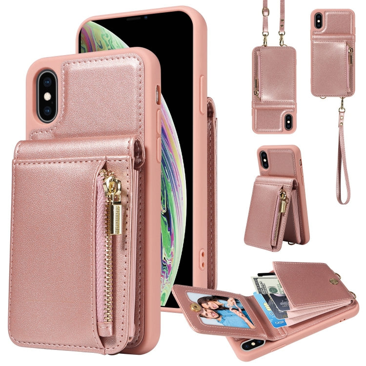 Crossbody Lanyard Zipper Wallet Leather Phone Case, For iPhone 11 Pro, For iPhone X / XS, For iPhone XR, For iPhone XS Max - HoMEdemic™ 