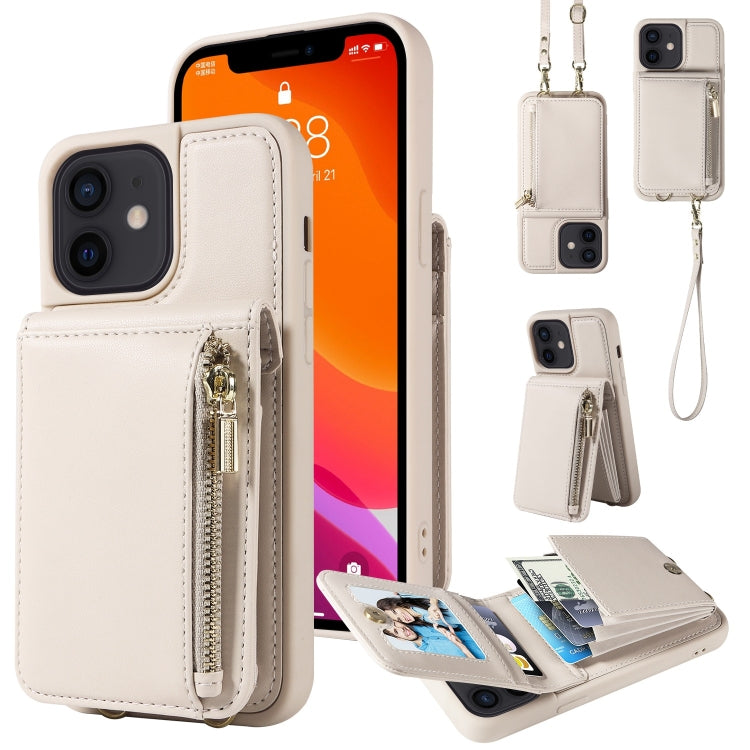 Crossbody Lanyard Zipper Wallet Leather Phone Case, For iPhone 12 / 12 Pro, For iPhone 12 Pro Max, For iPhone 11 Pro Max, For iPhone 11 - HoMEdemic™ 