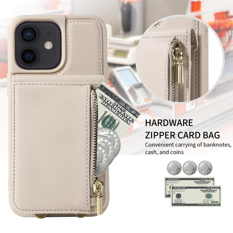 Crossbody Lanyard Zipper Wallet Leather Phone Case, For iPhone 12 / 12 Pro, For iPhone 12 Pro Max, For iPhone 11 Pro Max, For iPhone 11 - HoMEdemic™ 