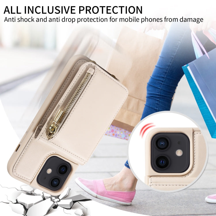 Crossbody Lanyard Zipper Wallet Leather Phone Case, For iPhone 12 / 12 Pro, For iPhone 12 Pro Max, For iPhone 11 Pro Max, For iPhone 11 - HoMEdemic™ 