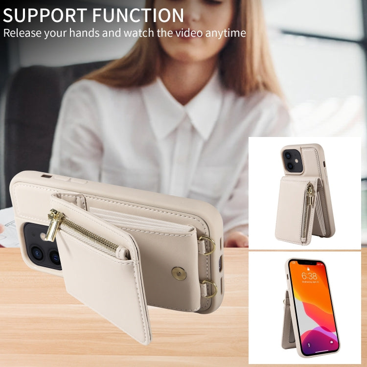 Crossbody Lanyard Zipper Wallet Leather Phone Case, For iPhone 12 / 12 Pro, For iPhone 12 Pro Max, For iPhone 11 Pro Max, For iPhone 11 - HoMEdemic™ 