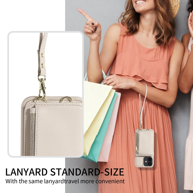 Crossbody Lanyard Zipper Wallet Leather Phone Case, For iPhone 12 / 12 Pro, For iPhone 12 Pro Max, For iPhone 11 Pro Max, For iPhone 11 - HoMEdemic™ 