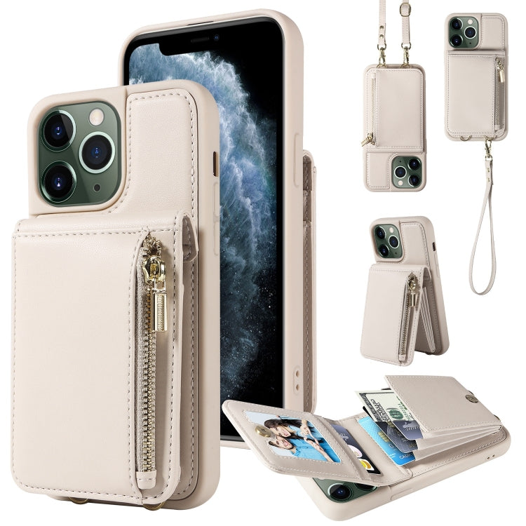 Crossbody Lanyard Zipper Wallet Leather Phone Case, For iPhone 12 / 12 Pro, For iPhone 12 Pro Max, For iPhone 11 Pro Max, For iPhone 11 - HoMEdemic™ 
