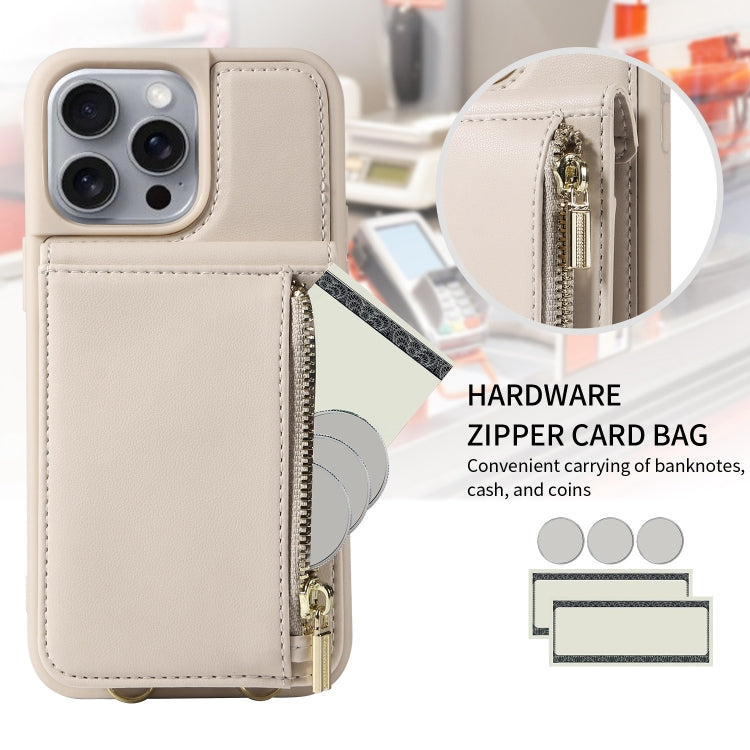 Crossbody Lanyard Zipper Wallet Leather Phone Case, For iPhone 16 Pro Max, For iPhone 16 Pro, For iPhone 16 Plus, For iPhone 16 - HoMEdemic™ 