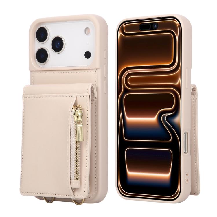 Crossbody Lanyard Zipper Wallet Leather Phone Case, For iPhone 17 Pro Max, For iPhone 17 Pro, For iPhone 17, For iPhone Air - HoMEdemic™ 