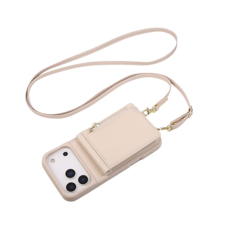 Crossbody Lanyard Zipper Wallet Leather Phone Case, For iPhone 17 Pro Max, For iPhone 17 Pro, For iPhone 17, For iPhone Air - HoMEdemic™ 