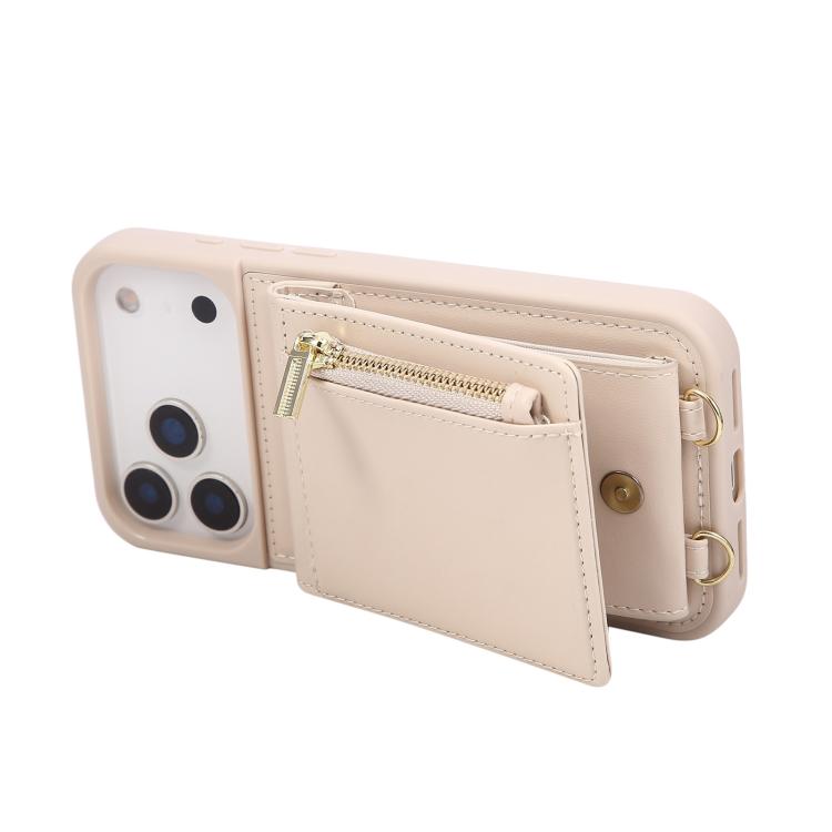 Crossbody Lanyard Zipper Wallet Leather Phone Case, For iPhone 17 Pro Max, For iPhone 17 Pro, For iPhone 17, For iPhone Air - HoMEdemic™ 