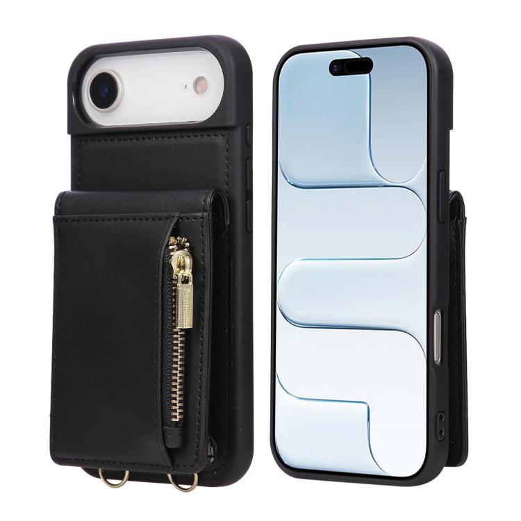 Crossbody Lanyard Zipper Wallet Leather Phone Case, For iPhone 17 Pro Max, For iPhone 17 Pro, For iPhone 17, For iPhone Air - HoMEdemic™ 