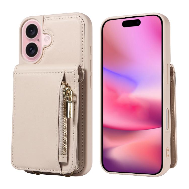 Crossbody Lanyard Zipper Wallet Leather Phone Case, For iPhone 18 / 17, For iPhone 18 Pro / 17 Pro, For iPhone 18 Pro Max / 17 Pro Max, For iPhone Air - HoMEdemic™