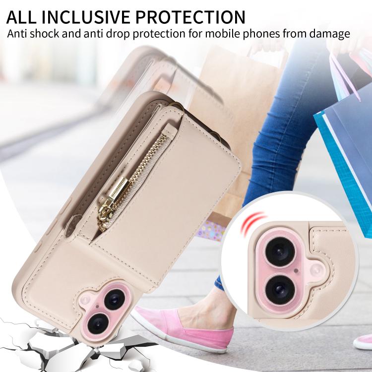 Crossbody Lanyard Zipper Wallet Leather Phone Case, For iPhone 18 / 17, For iPhone 18 Pro / 17 Pro, For iPhone 18 Pro Max / 17 Pro Max, For iPhone Air - HoMEdemic™