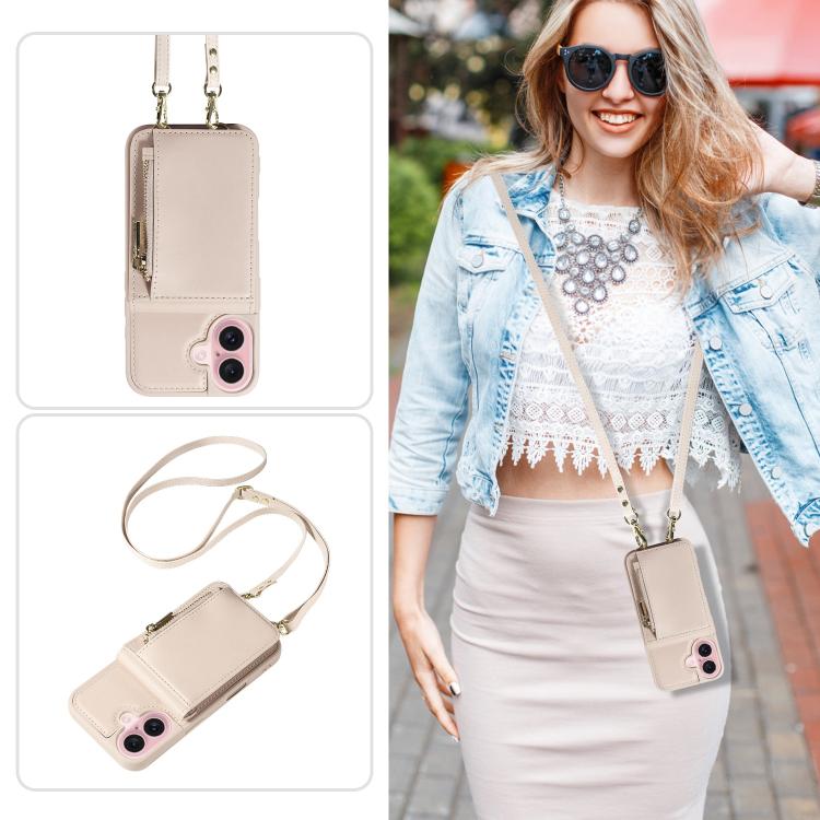 Crossbody Lanyard Zipper Wallet Leather Phone Case, For iPhone 18 / 17, For iPhone 18 Pro / 17 Pro, For iPhone 18 Pro Max / 17 Pro Max, For iPhone Air - HoMEdemic™