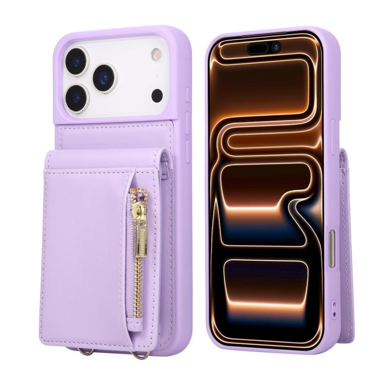 Crossbody Lanyard Zipper Wallet Leather Phone Case, For iPhone 18 / 17, For iPhone 18 Pro / 17 Pro, For iPhone 18 Pro Max / 17 Pro Max, For iPhone Air - HoMEdemic™