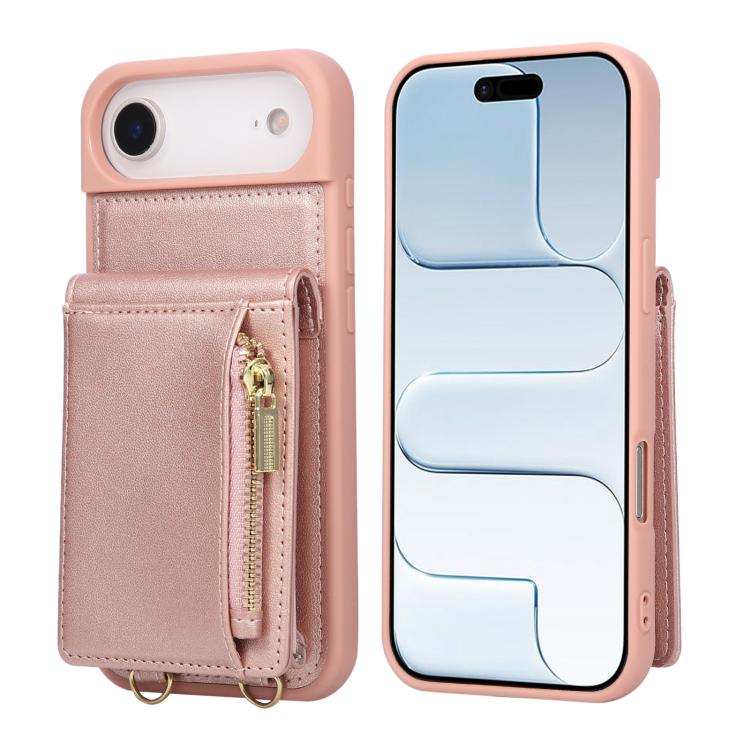 Crossbody Lanyard Zipper Wallet Leather Phone Case, For iPhone 18 / 17, For iPhone 18 Pro / 17 Pro, For iPhone 18 Pro Max / 17 Pro Max, For iPhone Air - HoMEdemic™