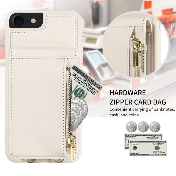 Crossbody Lanyard Zipper Wallet Leather Phone Case, For iPhone SE 2022/ 7 / 8, For iPhone 13 Pro Max, For iPhone 13 Pro, For iPhone 13 - HoMEdemic™ 
