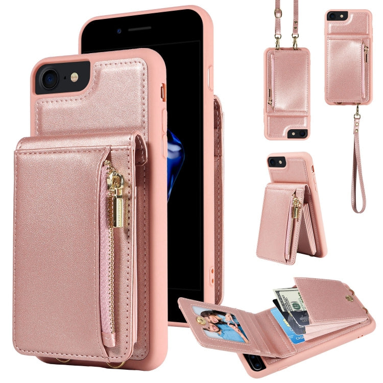 Crossbody Lanyard Zipper Wallet Leather Phone Case, For iPhone SE 2022/ 7 / 8, For iPhone 13 Pro Max, For iPhone 13 Pro, For iPhone 13 - HoMEdemic™ 