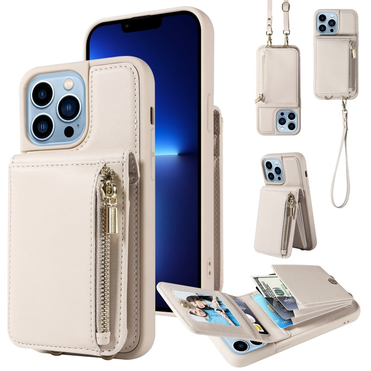 Crossbody Lanyard Zipper Wallet Leather Phone Case, For iPhone SE 2022/ 7 / 8, For iPhone 13 Pro Max, For iPhone 13 Pro, For iPhone 13 - HoMEdemic™ 