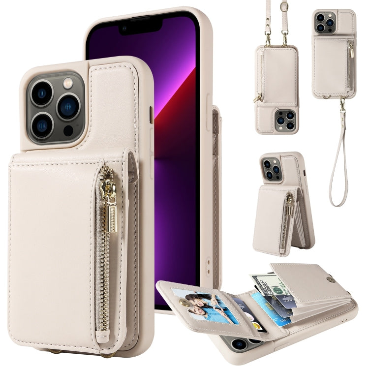 Crossbody Lanyard Zipper Wallet Leather Phone Case, For iPhone SE 2022/ 7 / 8, For iPhone 13 Pro Max, For iPhone 13 Pro, For iPhone 13 - HoMEdemic™ 