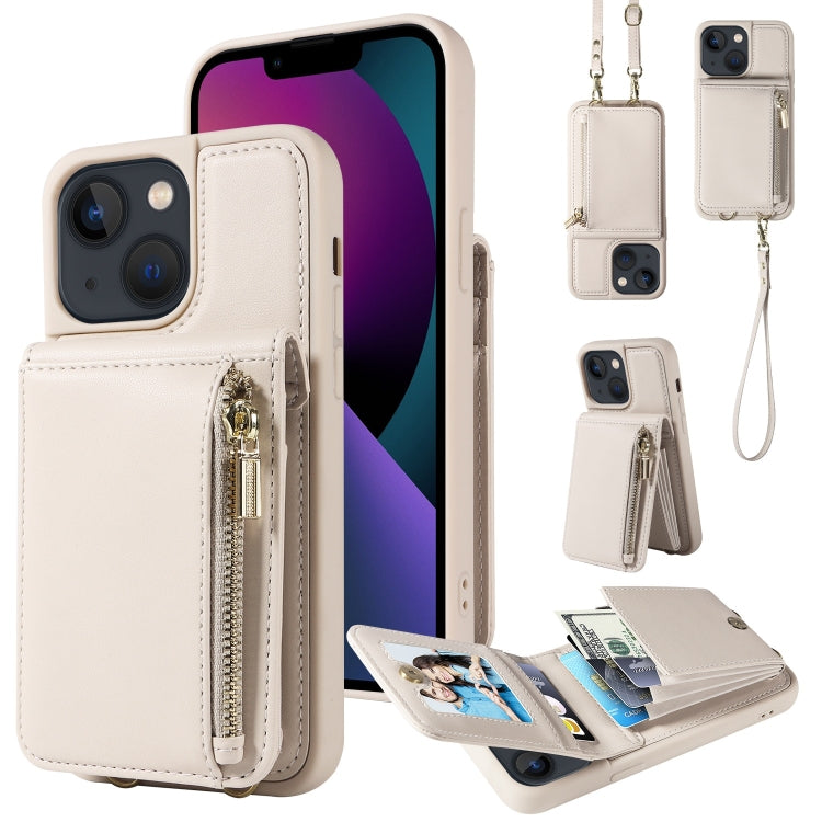 Crossbody Lanyard Zipper Wallet Leather Phone Case, For iPhone SE 2022/ 7 / 8, For iPhone 13 Pro Max, For iPhone 13 Pro, For iPhone 13 - HoMEdemic™ 