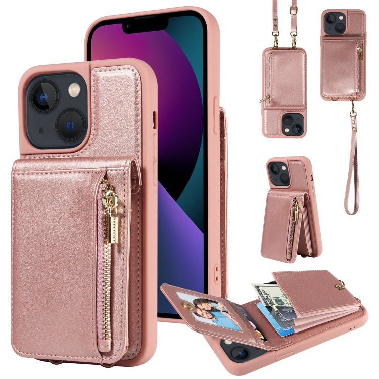 Crossbody Lanyard Zipper Wallet Leather Phone Case, For iPhone SE 2022/ 7 / 8, For iPhone 13 Pro Max, For iPhone 13 Pro, For iPhone 13 - HoMEdemic™ 