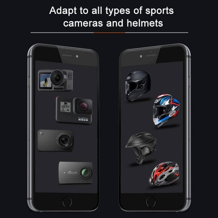 Cycling Helmet Adhesive Multi-Joint Arm Fixed Mount Set with J-Hook Buckle Mount & Adapter & Screw for GoPro, Insta360, DJI and Other Action Cameras - HoMEdemic™ 