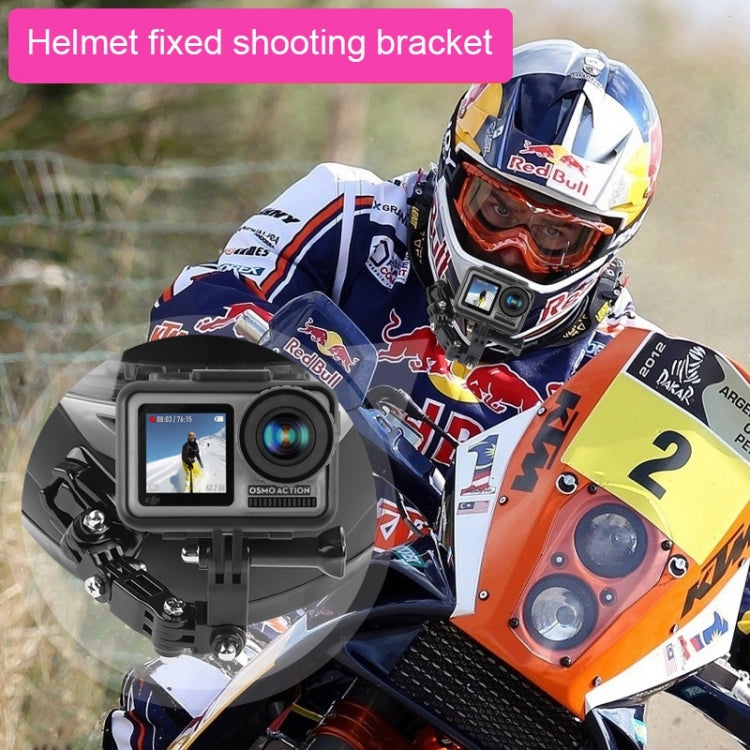 Cycling Helmet Adhesive Multi-Joint Arm Fixed Mount Set with J-Hook Buckle Mount & Screw for GoPro, Insta360, DJI and Other Action Cameras, Cycling Helmet Kit - HoMEdemic™ 
