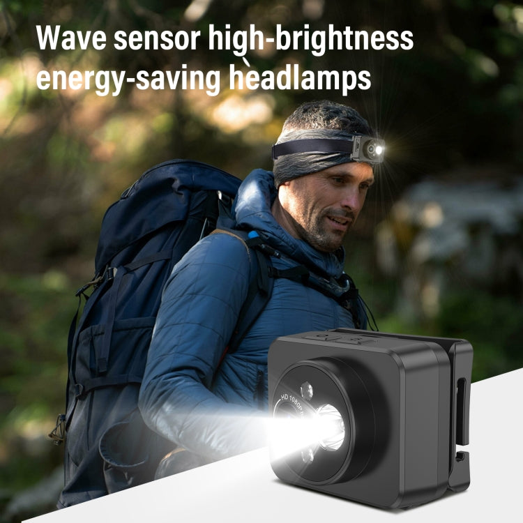 D8 1080P Head-mounted LED Motion Sensor Video Recording Lighting Camera - HoMEdemic™ 