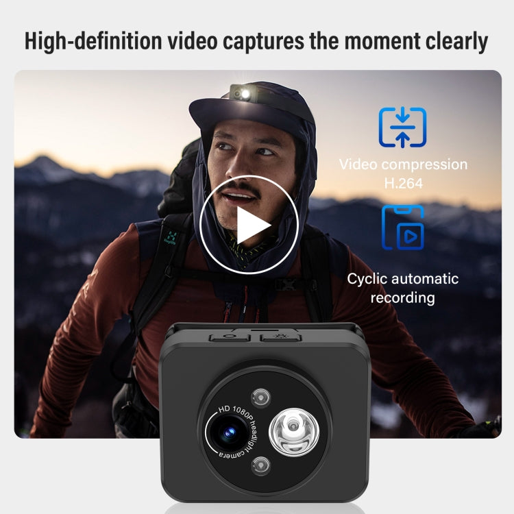 D8 1080P Head-mounted LED Motion Sensor Video Recording Lighting Camera - HoMEdemic™ 