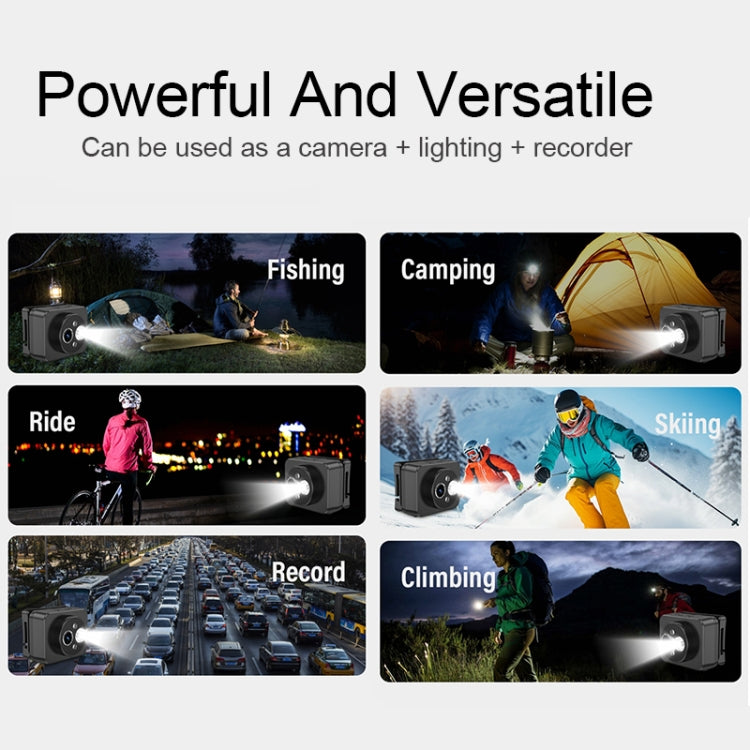 D8 1080P Head-mounted LED Motion Sensor Video Recording Lighting Camera - HoMEdemic™ 